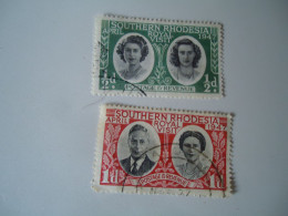 SOUTHERN RHODESIA  USED STAMPS  2 ROYAL VISIT  1947 - Southern Rhodesia (...-1964)