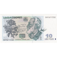 Billet, Géorgie, 10 Lari, 2012, NEUF - Géorgie