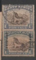 1933 SOUTH AFRICA Stamps On The Gnus With Ovp OFFISIEEL/Fauna/Mammals/Horses/(SCARCE) - Gebruikt