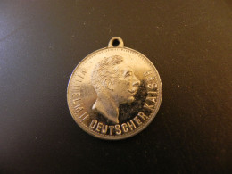 Old Medaille Medal - Deutschland Germany - Kaiser Wilhelm II. - Altri & Non Classificati