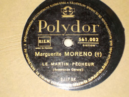 DISQUE VYNIL 78 TOURS DICTION MARGUERITE MORENO 1935 - 78 T - Disques Pour Gramophone