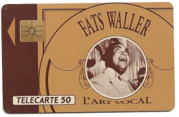 Telecarte F233 Fats Waller 50 Unités Luxe SO3 - 1992