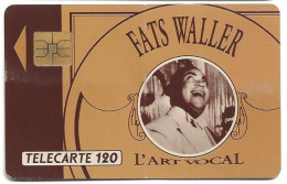 Telecarte F234 Fats Waller 120 Unités Luxe SO3 - 1992