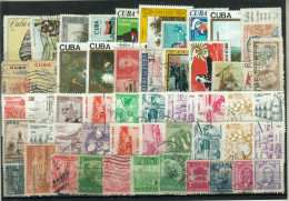 CUBA  Sammlungsauflösung Bestand Von 51 Verschiedenen Marken O - Used Stamps