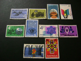 Australia 1966 & 1967 Commemorative / Special Issues Complete (SG 406-413, 415-416) - Used - Gebruikt