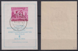 DDR Block 10 Tag Der Briefmarke Gest. BERNBURG Geprüft MAYER VP - 1950-1970