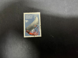 3-12-2023 (stamp) Used AAT - Australia - $ 1.00 (scarce Set High Value) (Sperm Whale) - Gebraucht