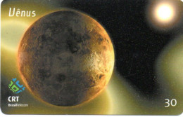 Planète Vénus  Astronomie Télécarte Brésil Phonecard (F 27) - Brésil