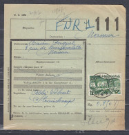 Vrachtbrief Met Sterstempel STRAINCHAMPS (HOLLANGE) - Documents & Fragments
