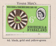 RHODESIA  AND NYASALAND - 1965 Service Clubs Set Hinged Mint - Rhodesien & Nyasaland (1954-1963)