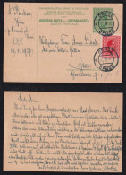 Yugoslavia 1927 Uprated Stationery Postcard ORMOZ Slovenija X GRAZ Austria - Briefe U. Dokumente