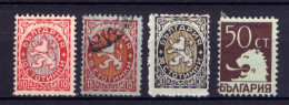 Bulgarien Nr.186/9      O  Used + *  Unused               (859) - Used Stamps