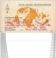 CARTE RADIO QSL. Polski 1972 - Radio Amateur