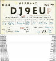 CARTE RADIO QSL. Germany 1971 - Radio Amateur