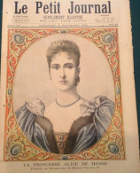 1894 LE PETIT JOURNAL - RUSSIE LA PRINCESSE ALICE DE HESSE - ÉGLISE  RUSSE DE PARIS - 1850 - 1899