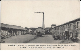 CPA13- MARSEILLE- CARENOU Et Cie- Les Plus Anciennes Fabriques De Réglisse De France - Quartier De La Gare, Belle De Mai, Plombières