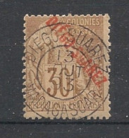 DIEGO SUAREZ - 1892 - N°YT. 21 - Type Alphée Dubois 30c Brun - Signé ROUMET - Oblitéré / Used - Gebruikt
