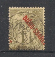 DIEGO SUAREZ - 1892 - N°YT. 24 - Type Alphée Dubois 1f Olive - Signé CALVES - Oblitéré / Used - Used Stamps