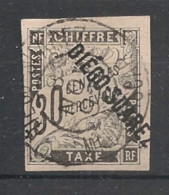 DIEGO SUAREZ - 1892 - Taxe TT N°YT. 11 - Type Duval 30c Noir - Signé CALVES - Oblitéré / Used - Usati