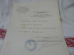 ETAT FRANCAIS VICHY 1942 CONTRE AMIRAL AUPHAN PROMOTION GRADE OFFICIER CAPITAINE DE FREGATE VULLIEZ MARINE WW2 - 1939-45