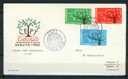 AX2-3 Turquie Europa Cept 1962 FDC 1er Jour N° 1627 à 1629  A Saisir !!! - 1962