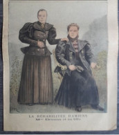1896 Revue " LE PETIT JOURNAL " LA RÉHABILITÉE D'AMIENS - LA MALLE SANGLANTE - 1850 - 1899