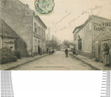 95 FOSSES. Vins Et Tabac Sur La Rue Principale 1906 - Fosses