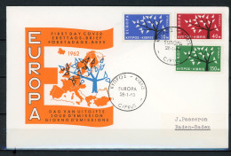 AX2-3 Chypre Europa Cept 1963 FDC 1er Jour N° 908 à 910  A Saisir !!! - 1963