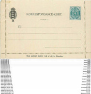 DANEMARK  Carte Postale Entiers Postaux Korrespondance-Kort - Ganzsachen