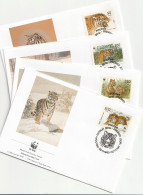 Rusland 1993, FDC, WWF, Siberian Tiger - FDC