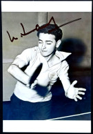 BAROUH Marcel - Autographe Sur Photo 10x15 - Champion France 1958 1960 1961 1962 - Tennis Table - MT - Tenis De Mesa