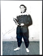 BAROUH Marcel - Autographe Sur Photo 15x20 - Champion France 1958 1960 1961 1962 - Tennis Table - MT - Tennis De Table