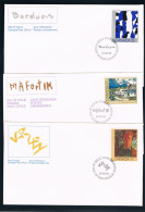 CANADA 1981 Arte - "Paintings ", Serie Su Busta Con Annullo Fdc - 1981-1990