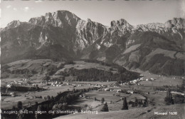 D9731) LEOGANG - 840m Gegen Die Steinberge - Salzburg - Alte S/W FOTO AK - - Leogang