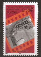 Andorre Français 2004 N° 594 ** Europa, Emission Conjointe, Les Vacances, Camera, Film, Cinéma, Bobine Auto-stop Panneau - Ungebraucht