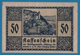 AUSTRIA REHBERG N.Ö. Marktgemeinde 50 HELLER 01/06/1920 Ref # FS 826 - Oesterreich