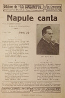 Spartiti - Napule Canta Di E. Tagliaferri - Cav. Mario Massa - 1918 - Sin Clasificación