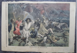1898 Revue " LE PETIT JOURNAL " - CYCLONE A MAYOTTE - 1850 - 1899