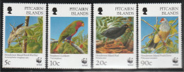 Pitcairn 1996, Postfris MNH, WWF, Land Birds Of Henderson Island - Pitcairn Islands