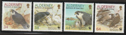 Alderney 2000, Postfris MNH, WWF, Peregrine Falcon, Birds - Alderney