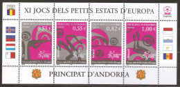 Andorre Français 2005 N° 609 / 12 ** Tir, Natation, Basket, Athlétisme, Chypre, Monaco, Vélo, Judo, Tennis, Taekwondo - Unused Stamps