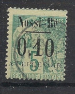 NOSSI-BE - 1891 - Taxe TT N°YT. 15 - Type Alphée Dubois 10c Sur 5c Vert - Oblitéré / Used - Used Stamps