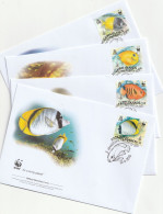 Pitcairn 2010, FDC, WWF, Coral Fish - Pitcairn Islands