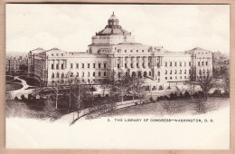 01661 / WASHINGTON D-C Library Of CONGRESS 1890s FOSTER- REYNOLDS Authorized Act Congress May 19, 1898 - Washington DC