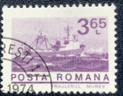 Romana - Roemenië - C14/56 - 1974 - (°)used - Michel 3173 - Schepen - Gebruikt