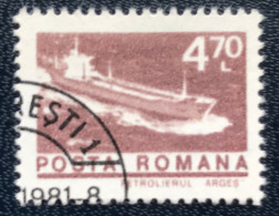 Romana - Roemenië - C14/56 - 1974 - (°)used - Michel 3174 - Schepen - Gebraucht