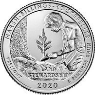 USA EEUU 25 CENTS. QUARTER DOLLAR MARSH-BILLINGS-ROCKEFELLER 2020 D O P A ELEGIR UNC NEW - 2010-...: National Parks