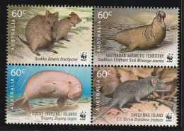 Australië 2011, Postfris MNH, WWF, Australian Mammals - Ongebruikt