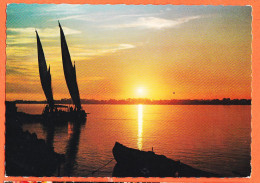 01834 / Egypte Le CAIRE CAIRO KAIRO Feloukes Coucher Soleil NIL Sunset Sonnen CPM 1971 Egypt Agypten Egipto Egitto - Caïro