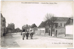 CPA - 80 - VILLERS BRETONNEUX - Chevaux De Trait - Villers Bretonneux